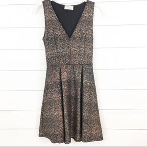 Everly Rose Gold Glitter Sparkle Dress